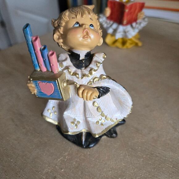 Vintage 1987 Fontanini Roman Simonetti Italy Choir Altar Boys Christmas Set of 4 - Picture 6 of 16